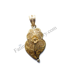 Pendant - Gold Filigree