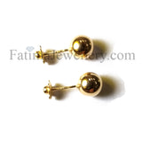 Earrings - Hollow Gold Ball Studs